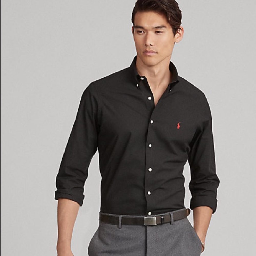 Polo Black Classic Fit Button Down